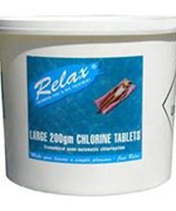 Plastica 1 x 10kg Relax 200g Chlorine Tabs
