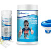 Deep Blue Pro - Multifunctional Mini 20g Chlorine Tablets 1kgWITH Floating dispenser and test strips. Stabilised clarifier algae inhibitor