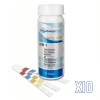 Deep Blue Pro - 10 Pack of 50 strips 3-Way Chlorine Test Strips 500 Strips Bulk Trade Chlorine PH TA