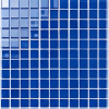 Deep Blue Glass Mosaic Virgo Tiles - 25x25mm for Concrete Pools, 300x300mm Sheet