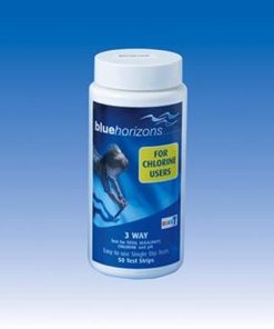 Blue Horizons - 3-Way Chlorine Test Strips 1 X 50 Strips Chlorine PH TA