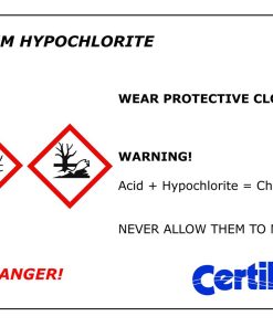 Certikin Sodium Hypochlorite Label (LBL01)