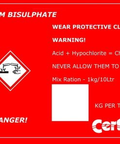 Certikin Sodium Bisulphate Label (LBL03)