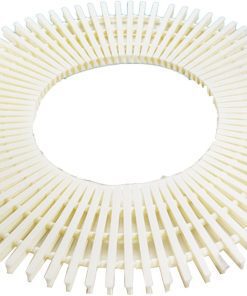 Deep Blue Multi-Turn Pool Surround Grating Pad - 20cm Bone Color PP Plastic