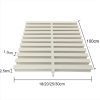 Deep Blue White I-Shaped Pool Grating Pad - 18cm Strong PP Plastic