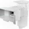 Deep Blue Wide Mouth ABS Skimmer with 63.5mm Extension Piece & Square Frame
