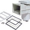 Deep Blue Wide Mouth ABS Skimmer for vinyl pool with 63.5mm Extension Piece & Square Frame
