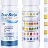 Deep Blue Pro 6-in-1 Pool Test Strips (Total Chlorine, Free Chlorine, PH, Water Hardness, Cyanuric acid, Total Alkalinity)