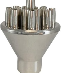 Deep Blue Concentrated Straight Up Nozzle DN25 Stainless Steel 304 - Focused Spray Stream