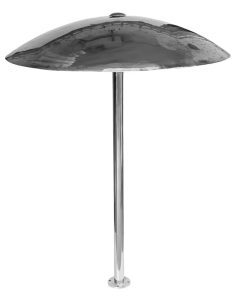 Deep Blue Stainless Steel Mushroom Fountain Sprayer - 1.2M Spout, 2.2M Height, 2-Inch Inlet