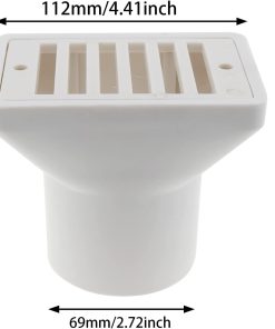 Deep Blue Gutter Drain for Concrete Pools - Imperial 2 Inch ABS