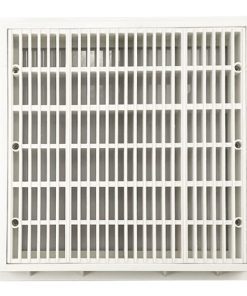 Deep Blue Square Main Drain for Concrete Pools - 18.2x18.2cm ABS